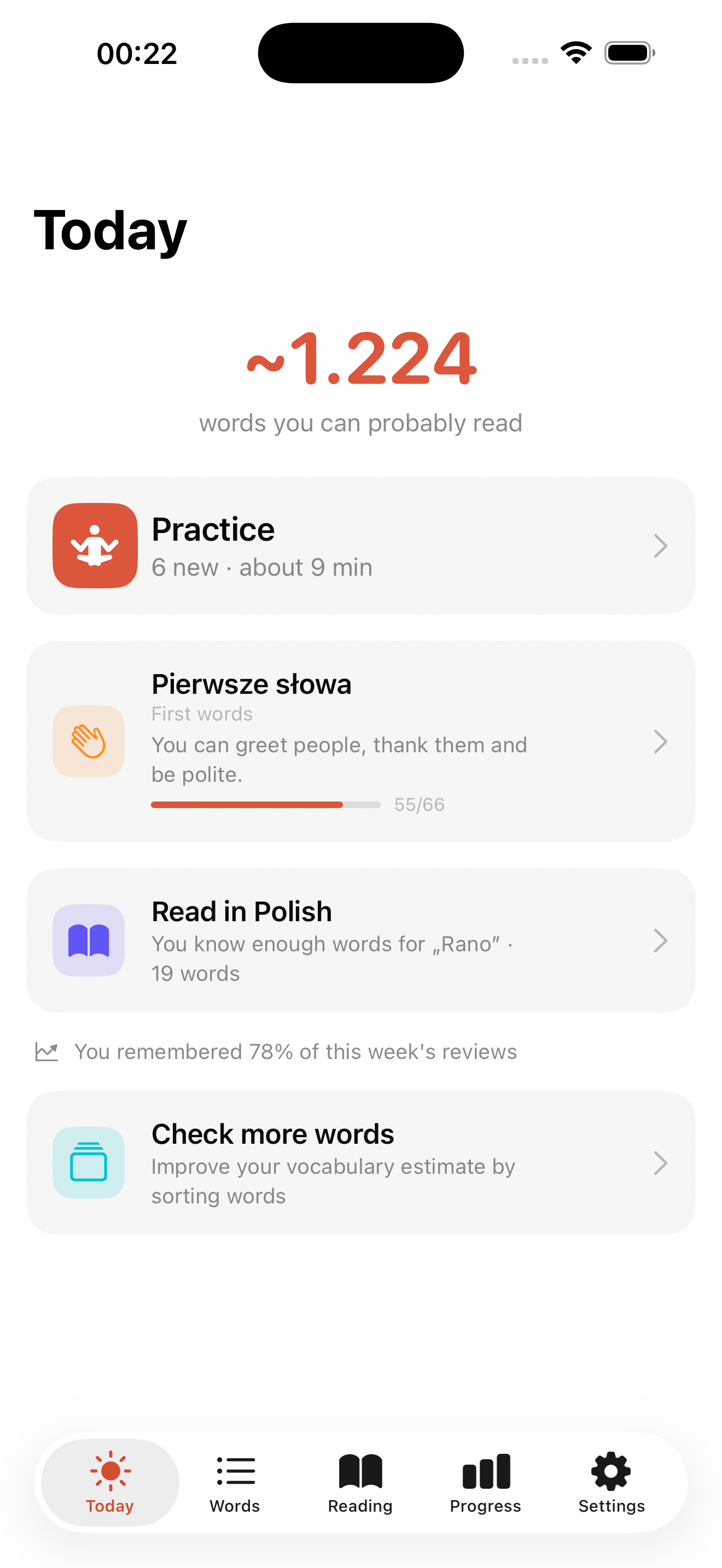 App screenshot